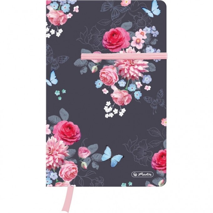 Блокнот HERLITZ YOUNG LADYLIKE FLOWERS A5, 88 листов, клетка 50021482