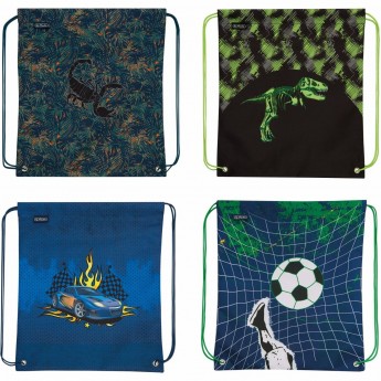 Мешок для обуви HERLITZ BOYS MIX II, 4 мотива