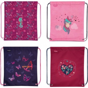 Мешок для обуви HERLITZ GIRLS MIX II, асс., 4 мотива