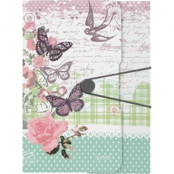 Папка с резинками HERLITZ LADYLIKE TO GO, А4