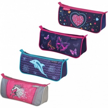 Пенал-косметичка HERLITZ SPORT – GIRLS MIX 2019, 4 мотива, асс