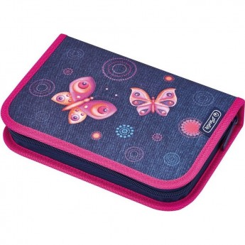 Пенал с наполнением HERLITZ BUTTERFLY DREAMS 31 предмет