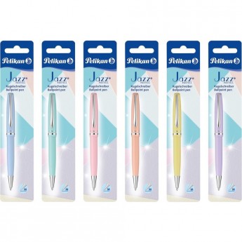 Ручка шариковая HERLITZ PELIKAN JAZZ PASTEL, 8 шт